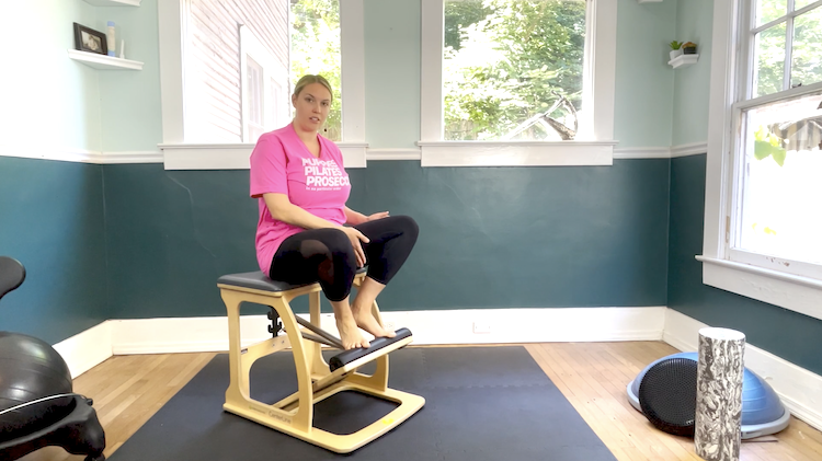Chair with foot work - Studio E Fitness